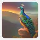 Recherche de paon bleu autocollants Vert