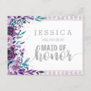 Recherche de bridal party proposition cartes Maid of honor