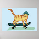 Recherche de skateboards art Chat