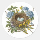 Recherche de oiseau vintage autocollants Fleurs