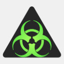 Recherche de symbole de biohazard Vert