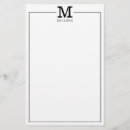 Zoek naar sjabloon briefpapier Monogrammen