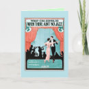 Recherche de jazz de danse vœux cartes Danser