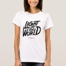 Zoek naar licht wereld tshirts Motivatie