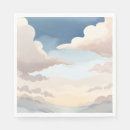 Recherche de ciel bleu nuageux serviettes Blanc