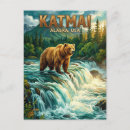 Recherche de parc national katmai cartes postales États unis