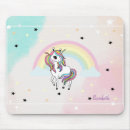 Recherche de licorne magique tapis souris Arc en ciel
