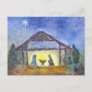 Recherche de de crèche cartes postales Bleu