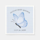 Zoek naar blauwe vlinder servetten Baby shower