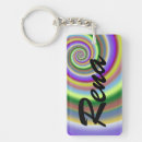 Recherche de swirl porteclés Arc en ciel