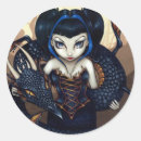 Recherche de ailes de dragon autocollants Noir