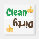 Zoek naar duimen omhoog magneten Schoon