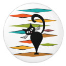 Recherche de chat noir boutons et poignées de porte Vintage