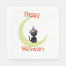 Zoek naar zwarte katten servetten Halloween