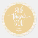 Recherche de lapin jaune autocollants Merci