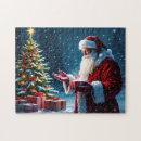 Zoek naar de kerstman puzzels Sneeuw