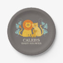 Recherche de jaune et gris assiettes en papier Mignon