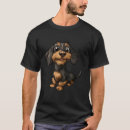 Recherche de teckel à poils durs tshirts Chasse