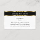 Recherche de courtier de maison cartes visite Luxe