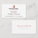 Recherche de médicaments cartes visite Pharmacie