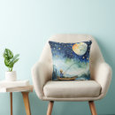 Recherche de moon coussins Aquarelle