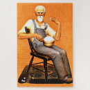 Recherche de à cornes puzzles Vintage