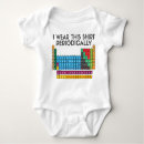 Recherche de table périodique bébé vêtements Humour
