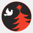 Recherche de arbre paix autocollants Rouge