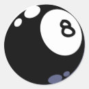 Recherche de boules de billards autocollants Boule 8