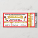 Recherche de rouge de billet invitations Baby