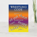 Recherche de lutteur vœux cartes Sports