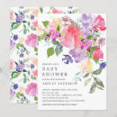 Recherche de violet baby shower invitations Moderne