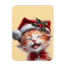 Recherche de chat père noël magnets Vacances