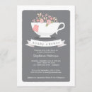 Recherche de teacup baby shower invitations Floral