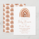 Recherche de boho rainbow baby shower invitations Terre cuite