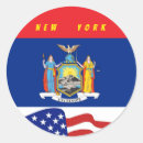 Recherche de drapeau de new york autocollants Manhattan