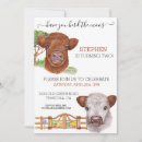 Recherche de highland cow anniversaire invitations Aquarelle