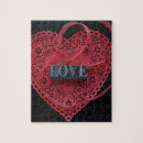 Recherche de valentines puzzles Typographie