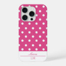 Recherche de motif géométrique rose iphone coques Pois