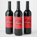 Recherche de rouge vin bouteilles vin étiquettes Monogramme