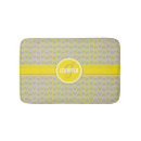 Recherche de jaune et gris tapis de bain Élégant
