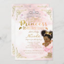 Recherche de gold princess baby shower invitations Conte de fées