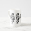 Recherche de squelette vintage tasses Noir et blanc