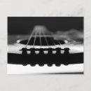 Recherche de guitare acoustique cartes postales Noir