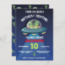 Recherche de alien vert invitations Enfants