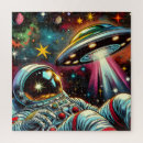 Zoek naar astronauten puzzels Planeten