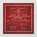 Recherche de vieux hollywood invitations Rouge