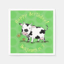 Zoek naar cartoon koe servetten Schattig