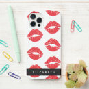 Zoek naar rode lippen iphone hoesjes Lippenprint
