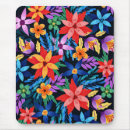 Recherche de fleurs exotiques tapis souris Vert